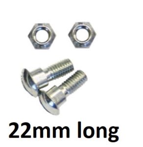 MacDon FD2 M6 x 22mm Bolt and Nuts to fit knife sections 286476, Pack of 25
