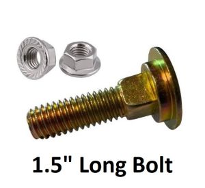 1.5" Long Special Carriage Bolt & Nut for Wear Plates, 120558, 87533769