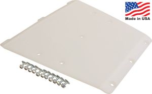 Center Poly Skid Shoe - 14" x 16" to fit CaseIH, Macdon, New Holland, 87561539, 125393
