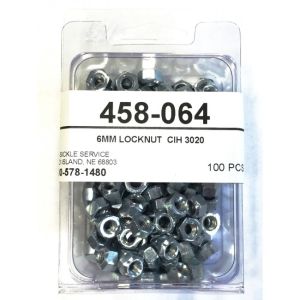 6mm Locknuts for CaseIH 3000 series, NH, Pk of 100